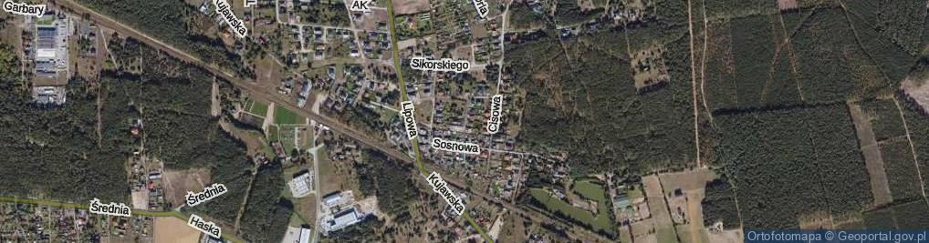 Zdjęcie satelitarne Klonowa ul.